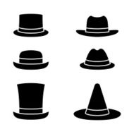 Hats icon set N4