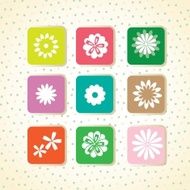 Earth planet and nature icons