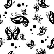 Butterfly Black Background