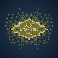 decorative floral banner