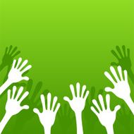 green volunteers
