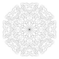Abstract monochrome pattern N5