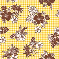 pattern of Hibiscus N26