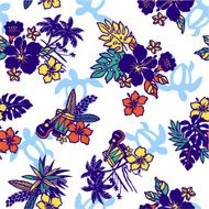 pattern of Hibiscus N27