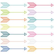 Colorful Arrows - Illustration
