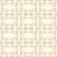 Neutral beige plant wallpaper N4