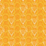 Seamless background glasses silhouettes N2