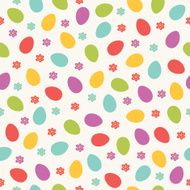 seamless pattern with easter eggs N34