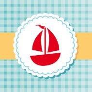sailboat label
