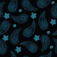 vector pattern with ornament cucumber N4
