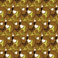 floral background seamless pattern wallpaper N93