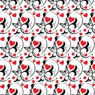 floral background seamless pattern wallpaper N97