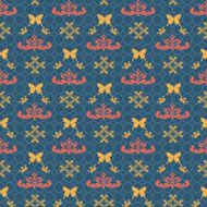 floral background seamless pattern wallpaper N118