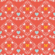 floral background seamless pattern wallpaper N119