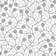 abstract flowers seamless pattern N2