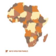 Map of Africa from Triangles