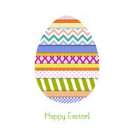 Greeting card with Easter egg