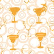 Seamless background glasses silhouettes N3