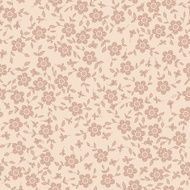 flower twig and leaf beige N2