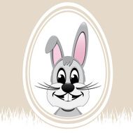 easter bunny white egg N2