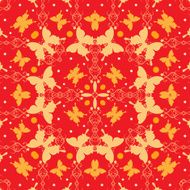 vector floral background seamless pattern wallpaper N6