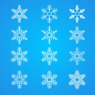 collection of snowflakes N4