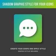 Shadow vector graphic style N2