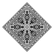 Beautiful Deco Square (Vector) N18