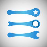 vector blue tools