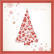 Vector Christmas Tree N6