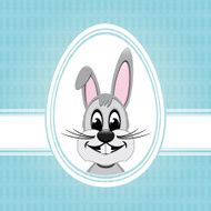 easter bunny white egg N3