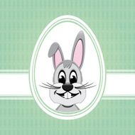 easter bunny white egg N4
