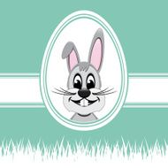 easter bunny white egg N5