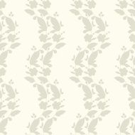 Neutral floral ornament Beige plant N5