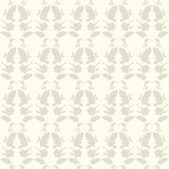 Neutral floral ornament Beige plant N6