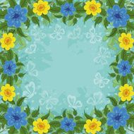 Background flowers and butterflies N3