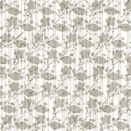 beige plant silhouette stripes