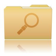 Folder with Magnifier
