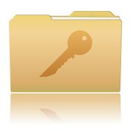 Folder with Key