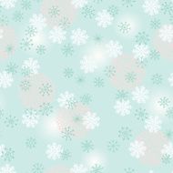 Seamless Snowflake Pattern N15
