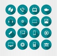 vector multimedia icons