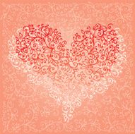 St Valentine Love Red Heart Card 5 N2