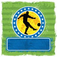 Football player banner N4