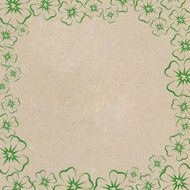 Frame of clover leaves