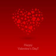 Valentines day card with heart N30
