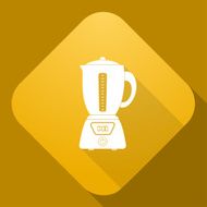 Vector icon of Blender with a long shadow
