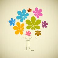 Abstract Vector Tree Illustration N2