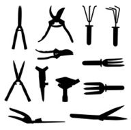 Garden Tools Set Vector Illustration