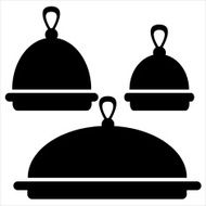 kitchenware icons on a white background N2