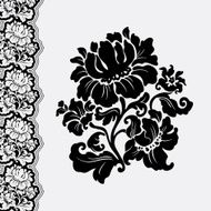 flower and border lace